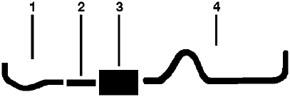 1983 Ford F-250 Pickup 8 Cyl 7.5L Engine Single Exhaust System diagram