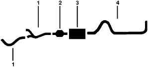 1975-76 Ford F-250 Pickup 8 Cyl 460 Engine Dual Exhaust System (1975-76 E69262) diagram