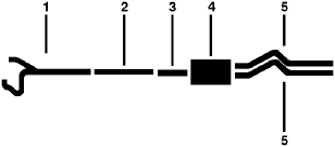 1985 Ford F-250 Pickup 8 Cyl 6.9L Engine Single Exhaust System (6.9L Models Before 2-85) diagram