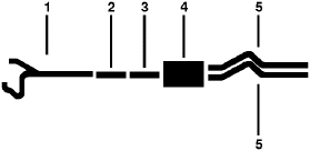 1985 Ford F-250 Pickup 8 Cyl 6.9L Engine Single Exhaust System (6.9L Models Before 2-85) diagram