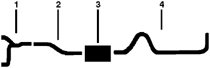 1978 Ford E-100 Econoline E-150 Econoline 6 Cyl Engine Single Exhaust System diagram