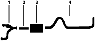 1979 Ford E-350 Econoline 8 Cyl 460 Engine Single Exhaust System diagram
