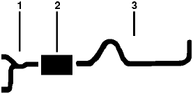 1979 Ford E-350 Econoline 6 Cyl 300 Engine Single Exhaust System diagram