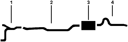 1974 GMC Sprint 8 Cyl Engine Single Exhaust System diagram