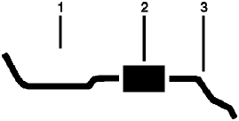 1981 GMC Caballero 6 Cyl Engine Single Exhaust System diagram