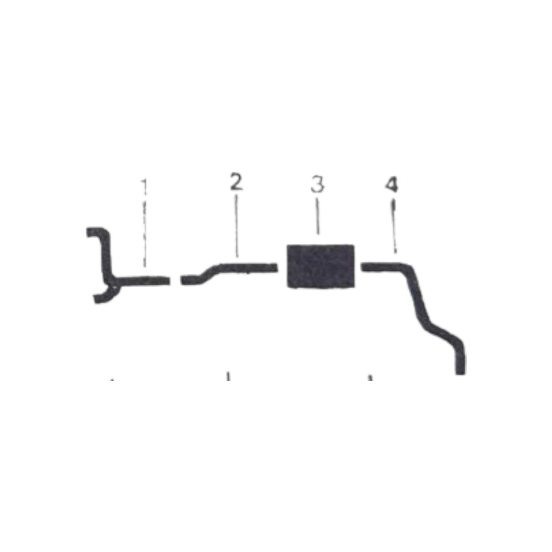 Sistema de escape único para motor 307 de Chevy Bel Air Biscayne Caprice Impala 1968