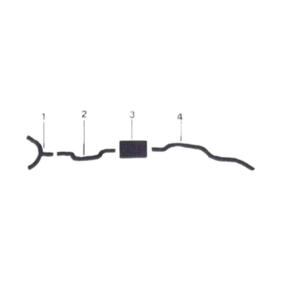 Sistema de escape individual para motor 283 327 Chevy Bel Air Biscayne Impala 1961-64