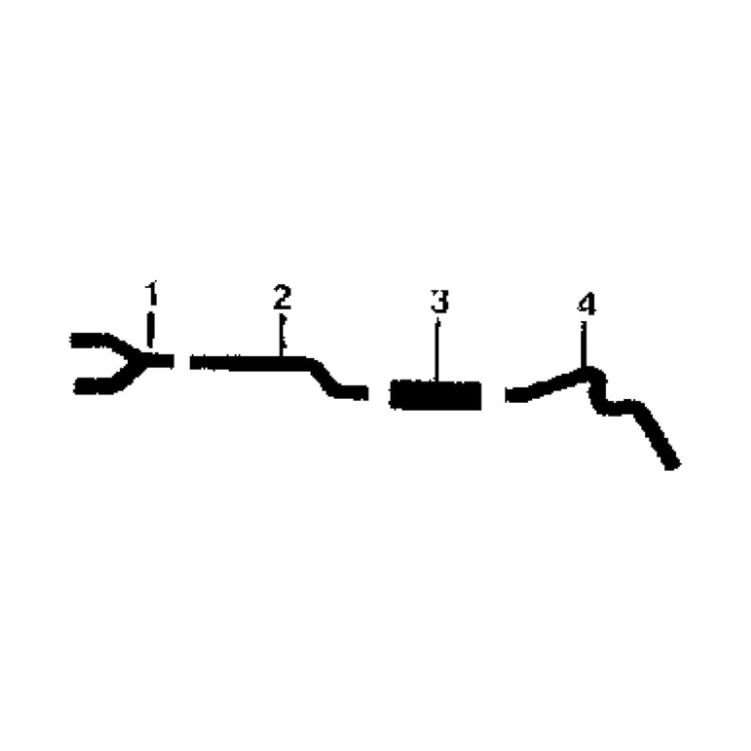 Sistema de escape sencillo para panel Chevy 3100 de 8 cilindros (1957–59)