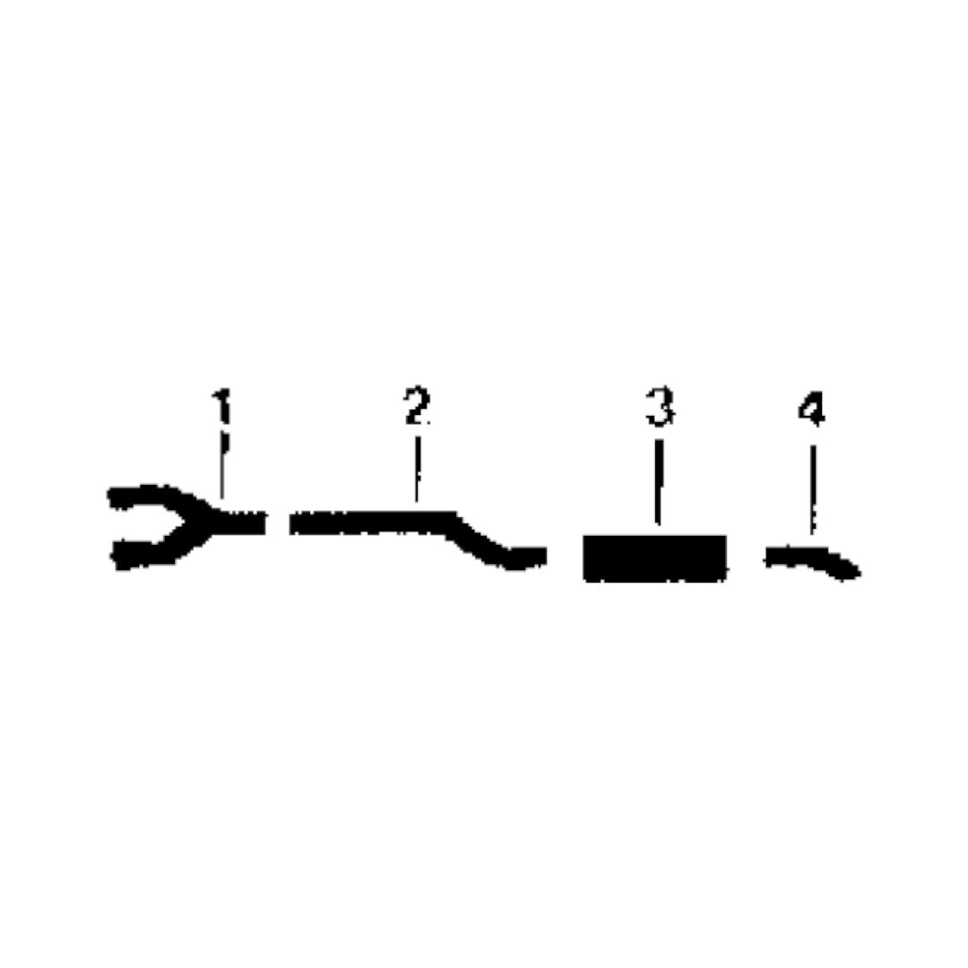 Sistema de escape único de 8 cilindros para Chevy 3800, 1957–59