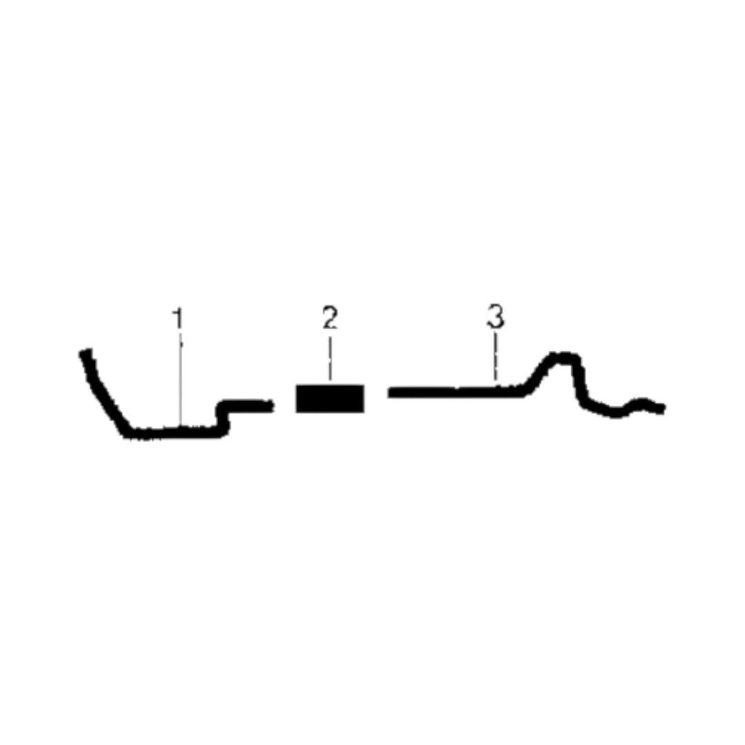Sistema de escape sencillo para Chevy K-20 230 de 1965