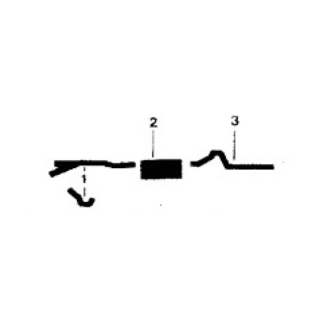 Sistema de escape individual para motor de 8 cilindros Chrysler 300B de 1956