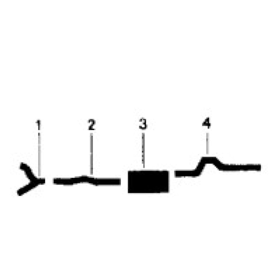 Sistema de escape único de 8 cilindros para Chrysler Windsor de 1959