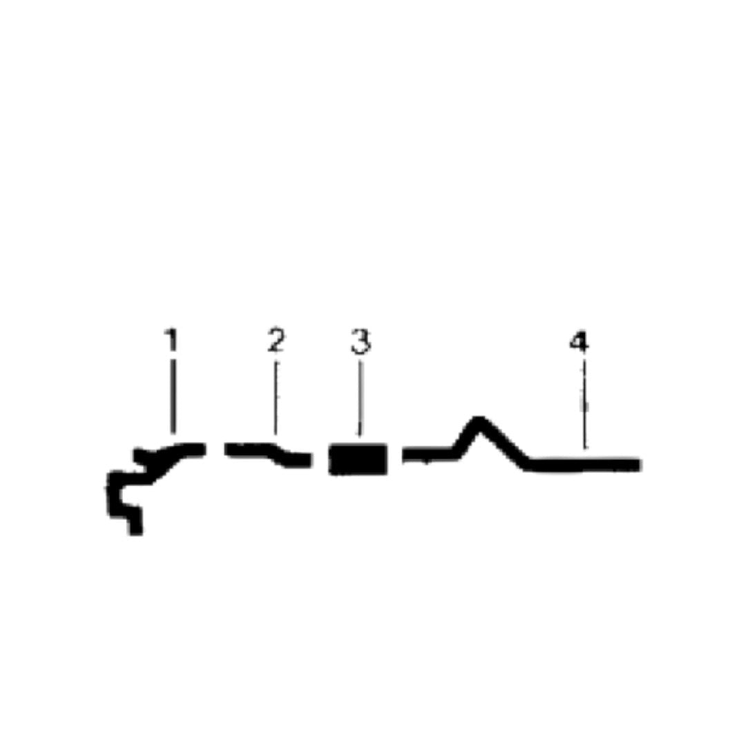 Sistema de escape doble para motor DeSoto Firedome de 8 cilindros de 1955