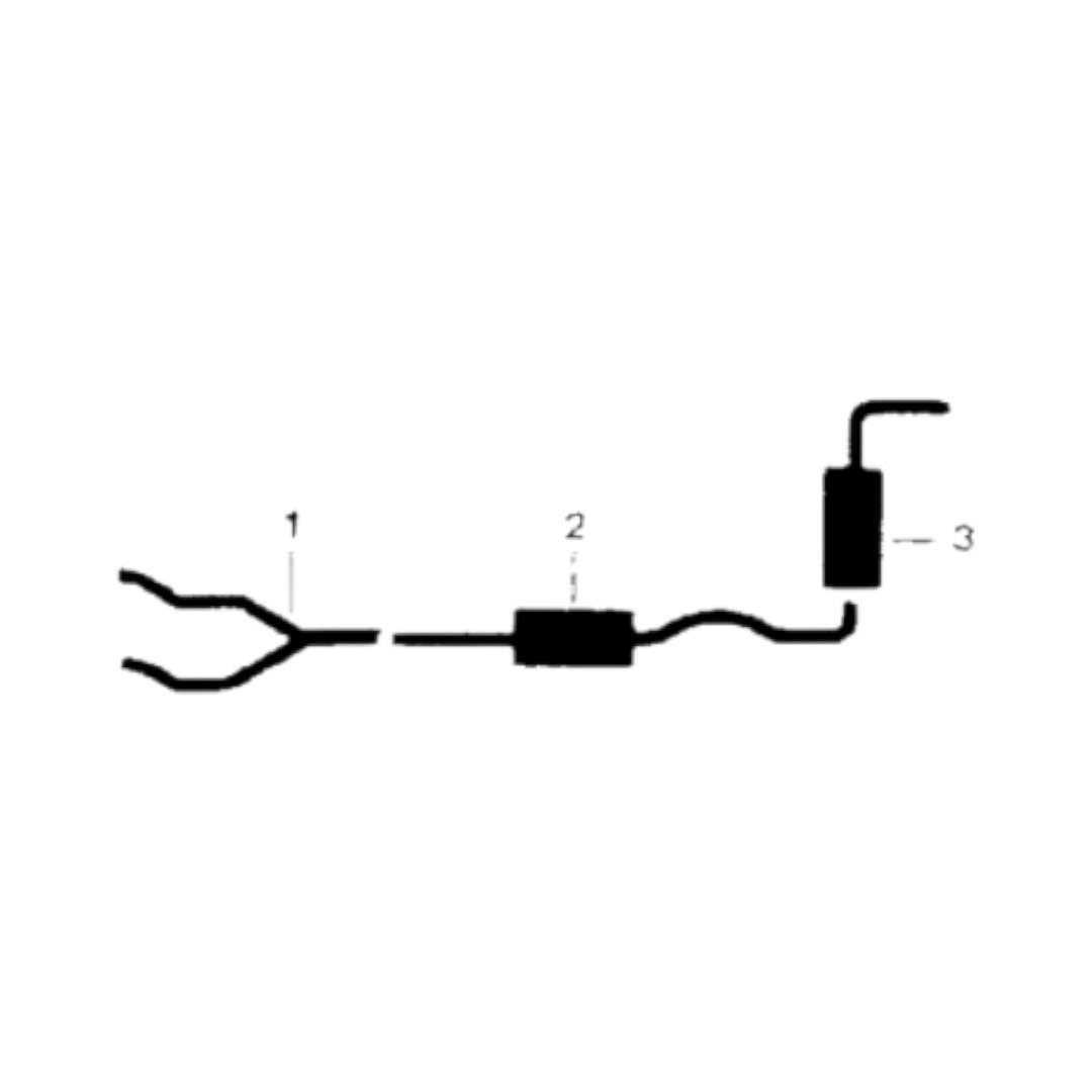 Sistema de escape sencillo para motores Ford Mustang 289 de 1967