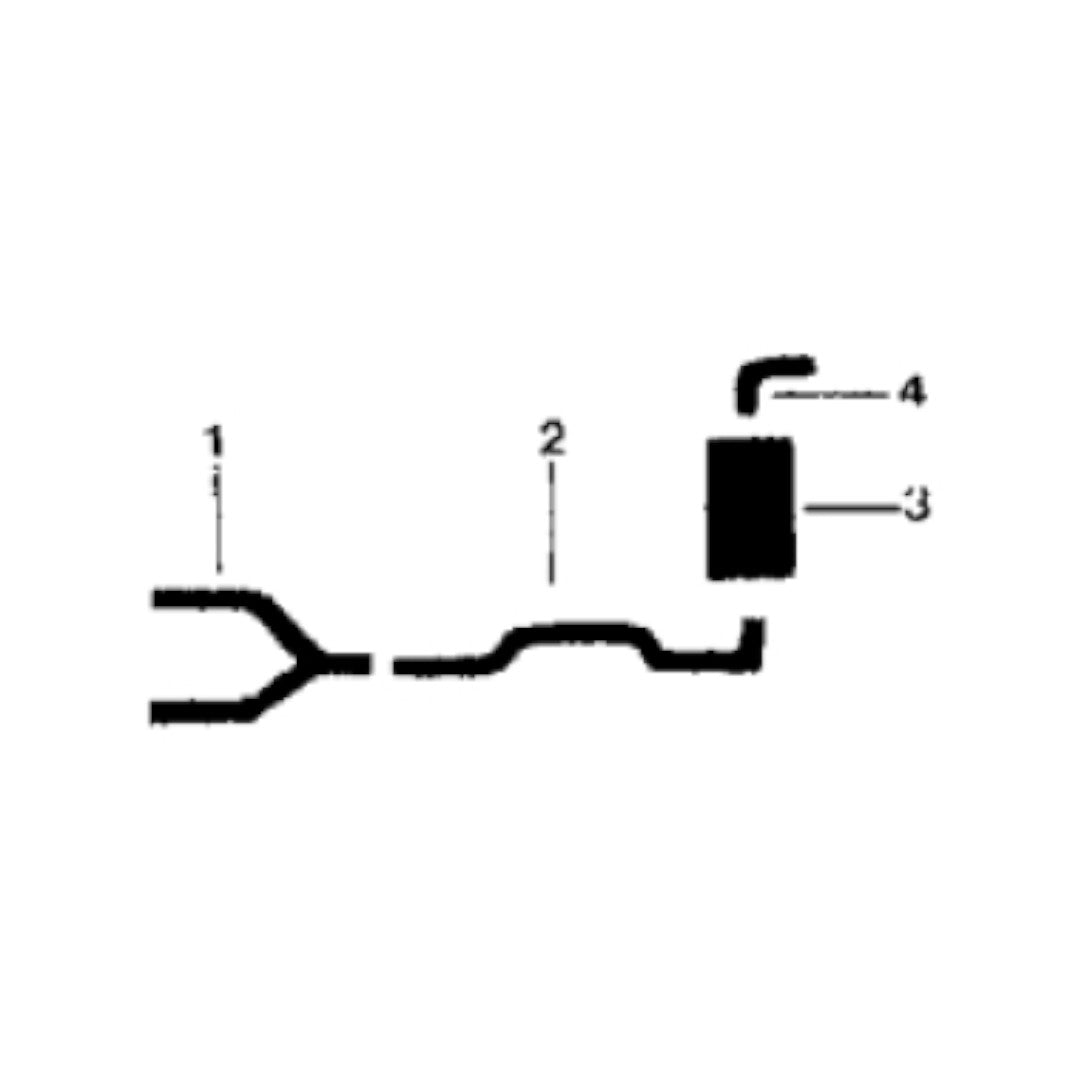 1963 Ford Thunderbird 8 Cyl All Models Single Exhaust System