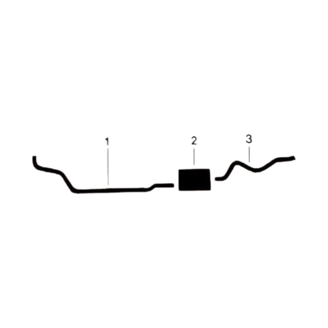 Sistema de escape individual para Ford Torino 250 de 1973, excluyendo Ranchero