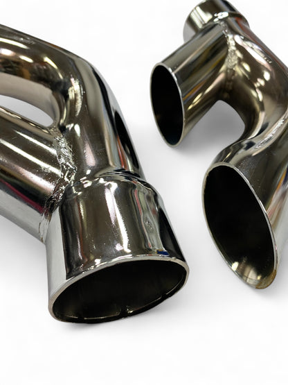 1977-1981 Pontiac Trans-Am Splitter Exhaust Tips (Chrome Plated)