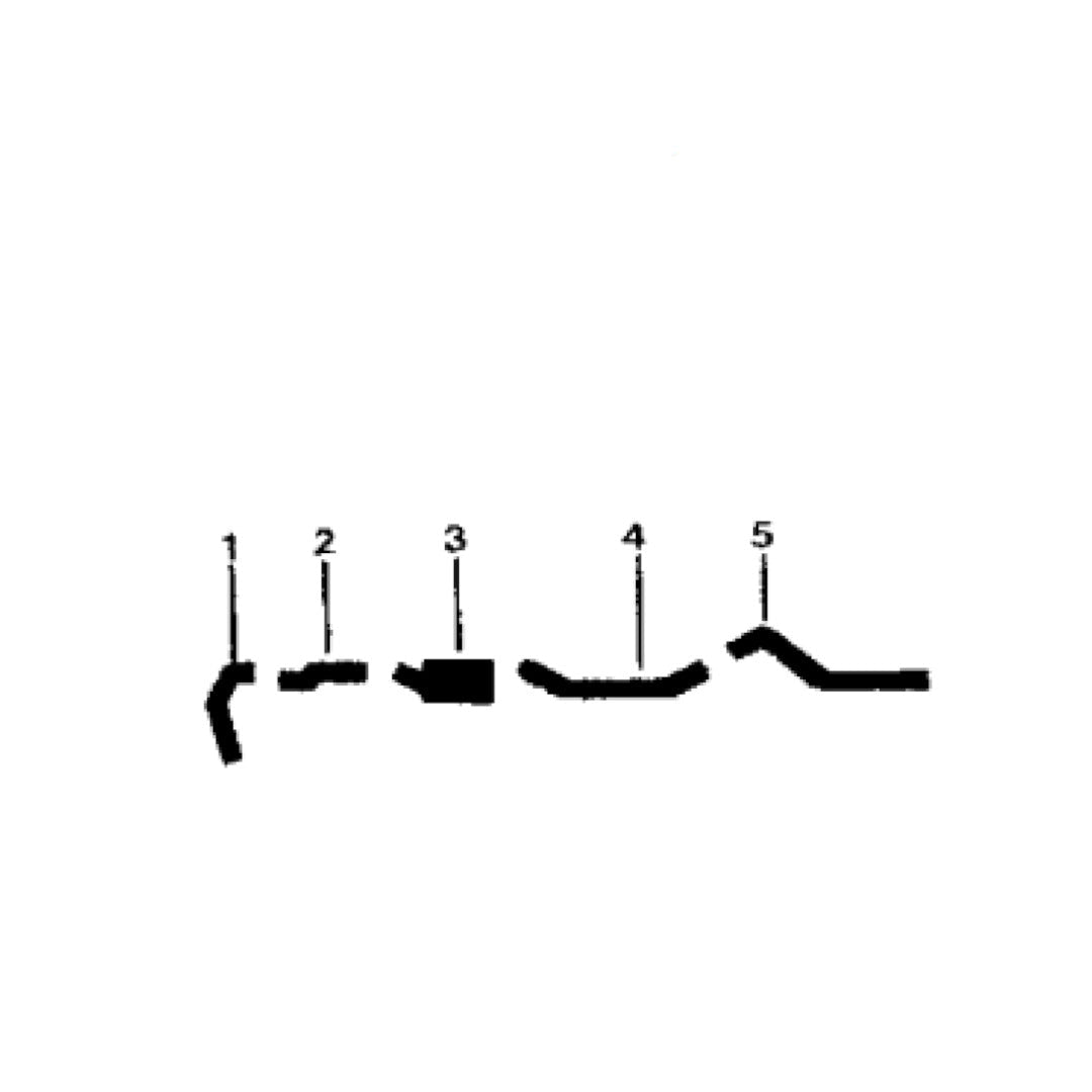1959-60 Oldsmobile 8 cyl All Models Excluding Station Wagon Single Exhaust System