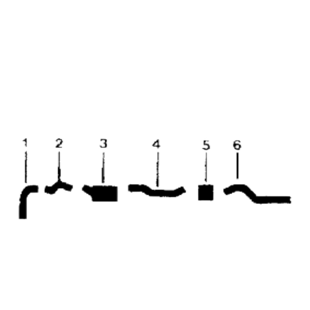 1959-60 Oldsmobile 8 cyl Station Wagon Single Exhaust System