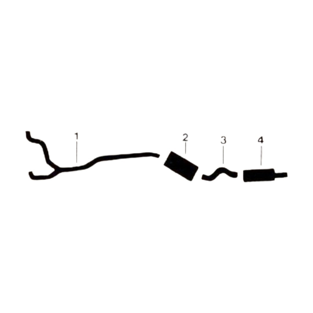 1971 Plymouth Barracuda 383 Engine Single Exhaust System