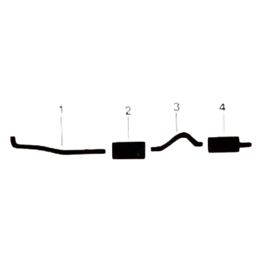 1972 Plymouth Barracuda 225 Engine Single Exhaust System