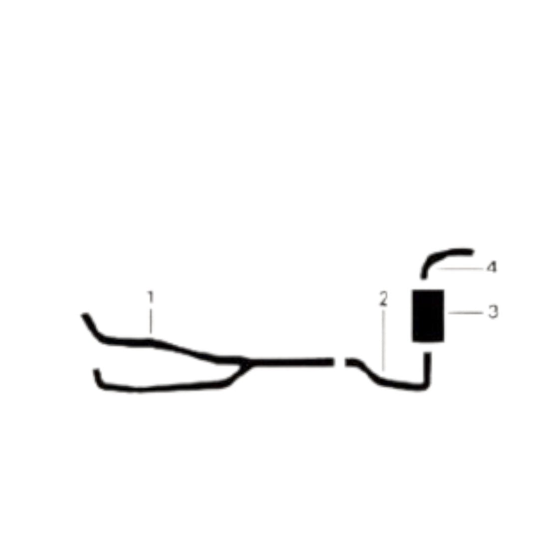 Sistema de escape individual para motor Pontiac Ventura 350 de 1971-1972
