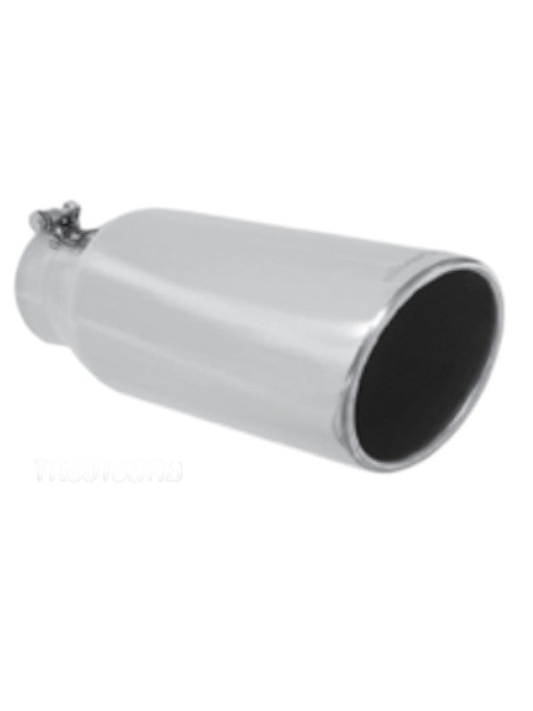Silverline Diesel Truck Rolled Angle T304 Stainless Tips With Logo