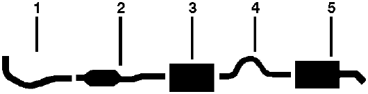 1979 Dodge Diplomat 6 Cyl 3.7L Engine Single Exhaust System diagram