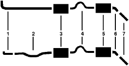 1975 Dodge Charger Coronet 8 Cyl 400 Engine Dual Exhaust System diagram