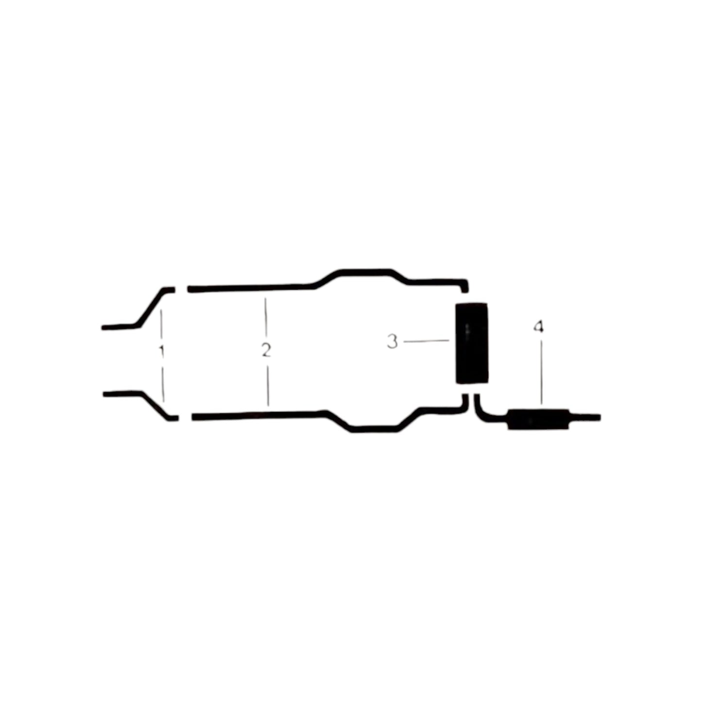 1967-1969 Cadillac Eldorado Dual Exhaust System