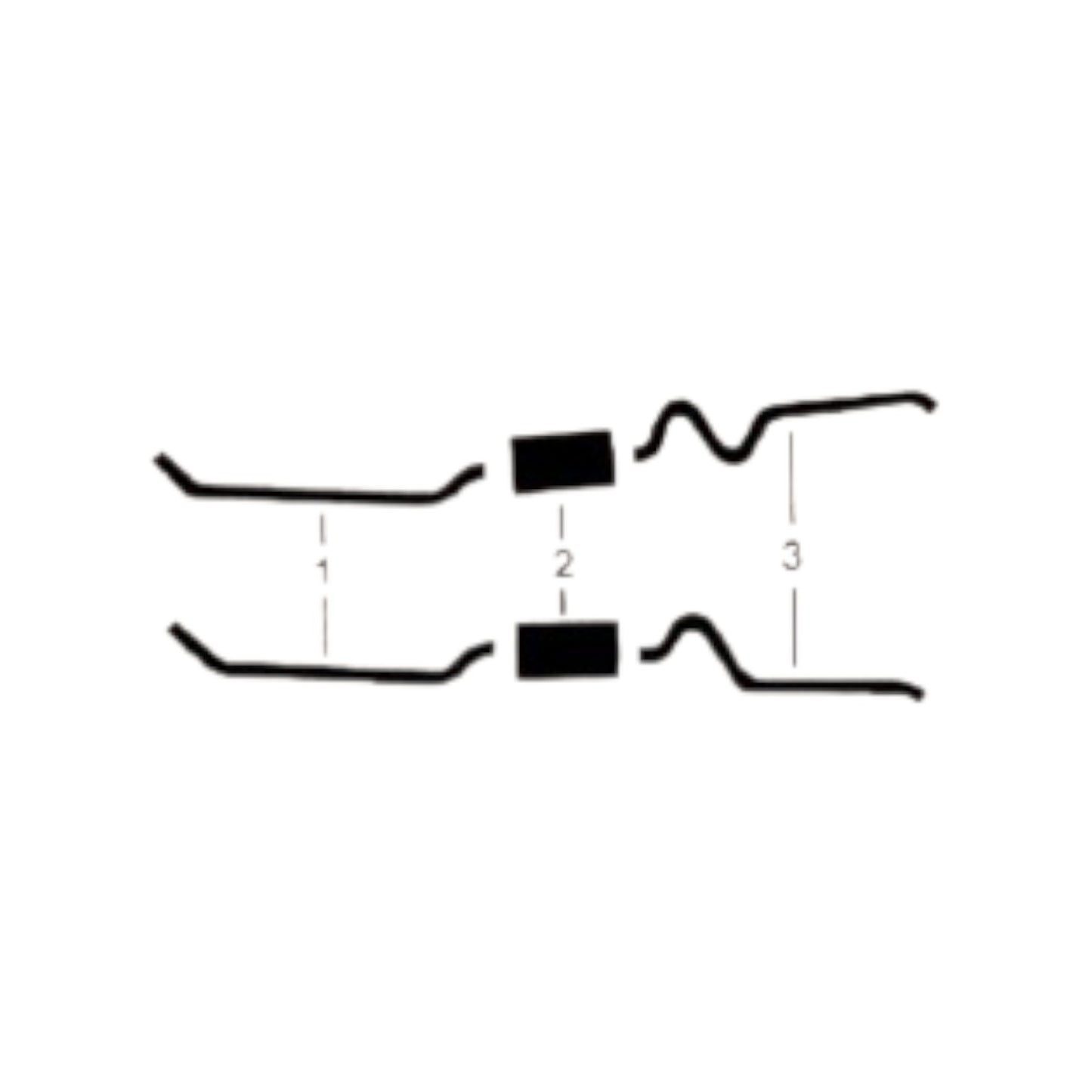 1974 Oldsmobile Cutlass 350 Engine Dual Exhaust System