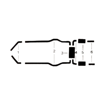 1969-70 Oldsmobile Toronado 8 cyl (Hi-Po) Engine Dual Exhaust System