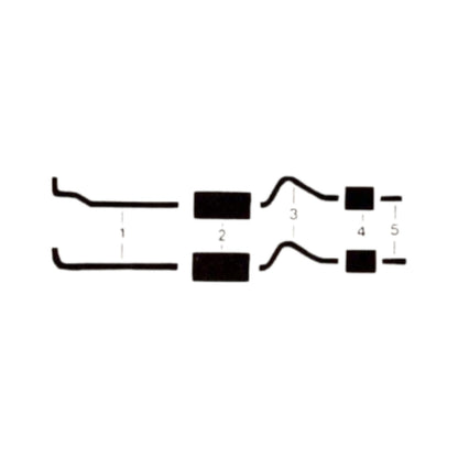 1970-71 Plymouth Barracuda Cuda 440 Engine Dual Exhaust System