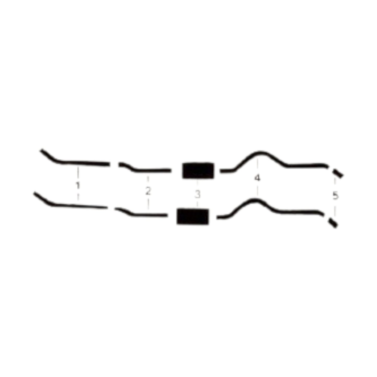 1971 Plymouth Fury 440 Engine (Excluding Hi-Po & SW) Dual Exhaust System