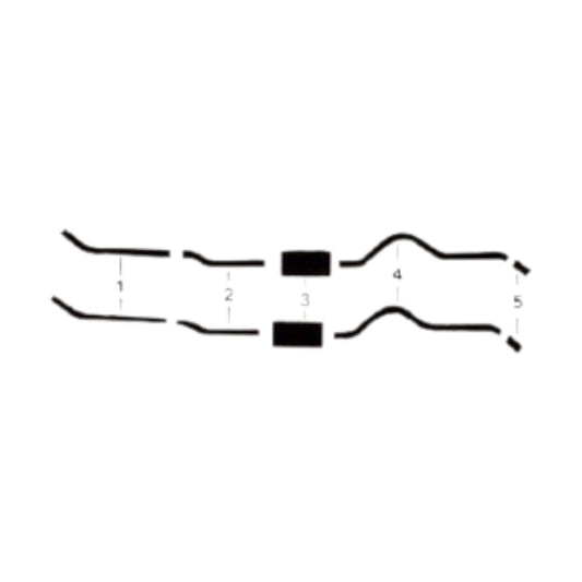 1971 Plymouth Fury 440 Engine (Excluding Hi-Po & SW) Dual Exhaust System