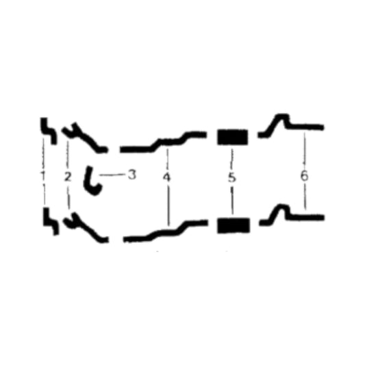 1960-61 Plymouth Belvedere Savoy Fury 383 Engine Dual Exhaust System