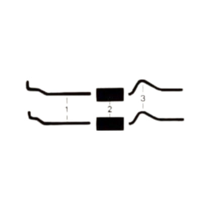 1974 Dodge Sport 360 Engine Dual Exhaust System