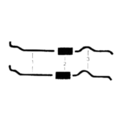 Sistema de escape doble para Dodge Charger 383 de 1969