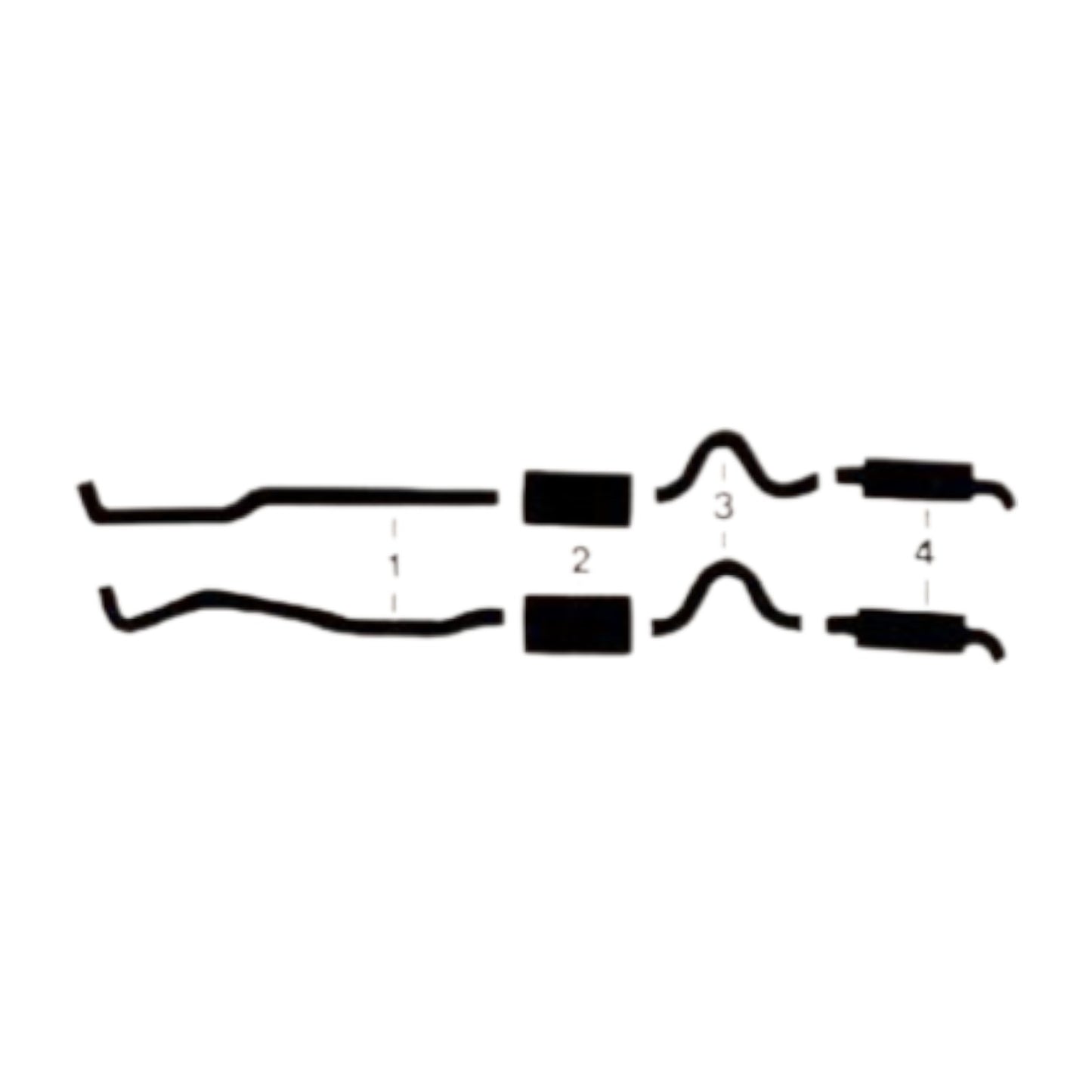 1974 Pontiac Bonneville Catalina 400 455 Engine Dual Exhaust System