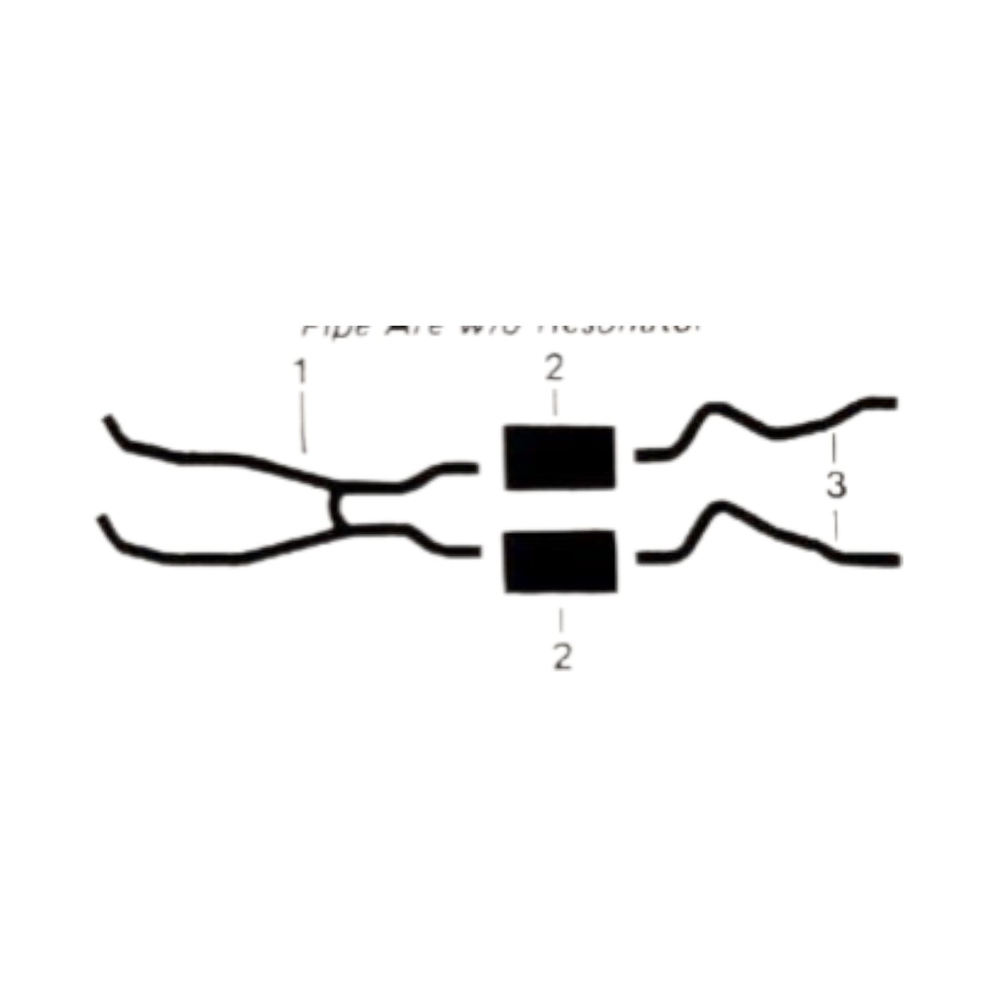 1974 Ford Torino 351 Engine Dual Exhaust System