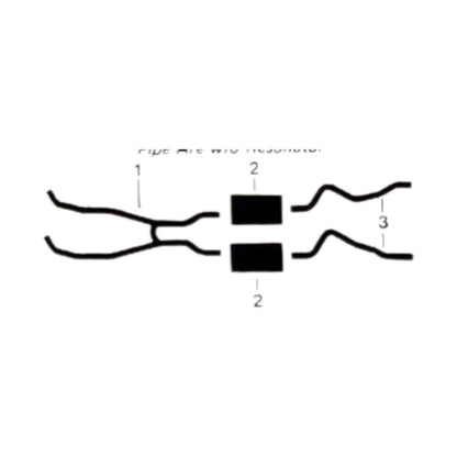 1974 Ford Torino 351 Engine Dual Exhaust System