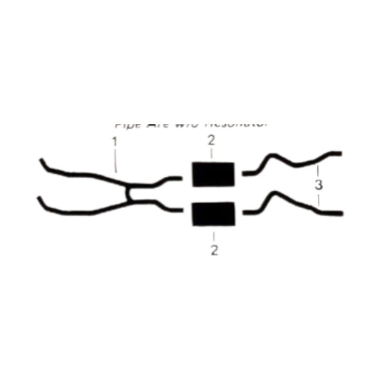 1974 Ford Torino 351 Engine Dual Exhaust System
