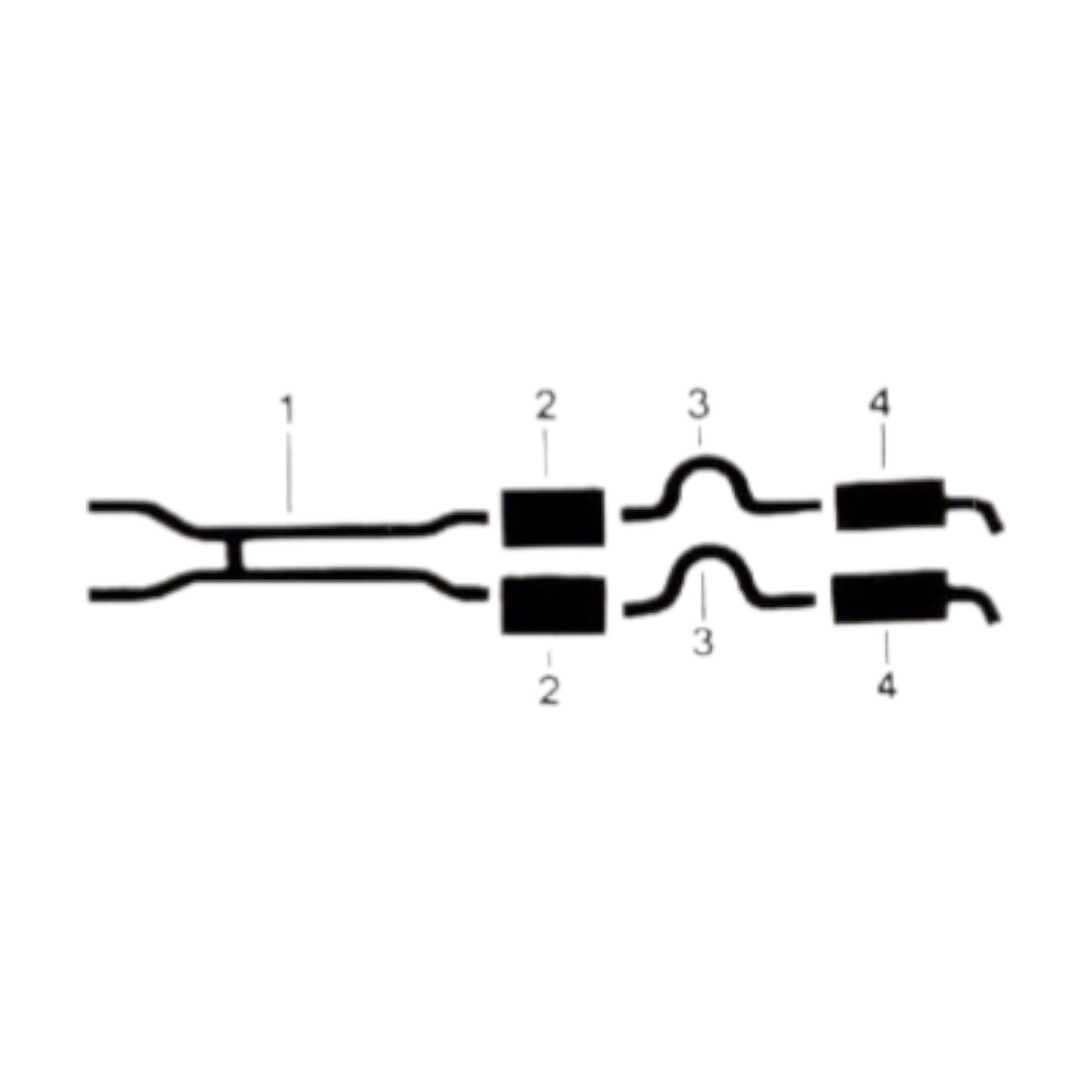 1974 Ford Thunderbird 460 Engine Dual Exhaust System