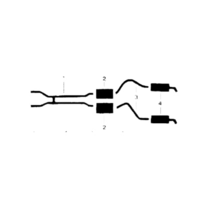 1968-69 Ford Thunderbird 429 Engine Dual Exhaust System