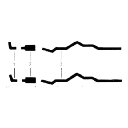 1957 Ford Skyliner 8 Cyl Engine (Excl Convertible & Retractable Hardtop) Dual Exhaust System