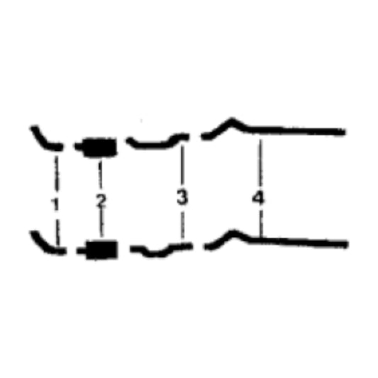 1957 Ford Skyliner 8 Cyl Engine (Convertible & Retractable Hardtop) Dual Exhaust System