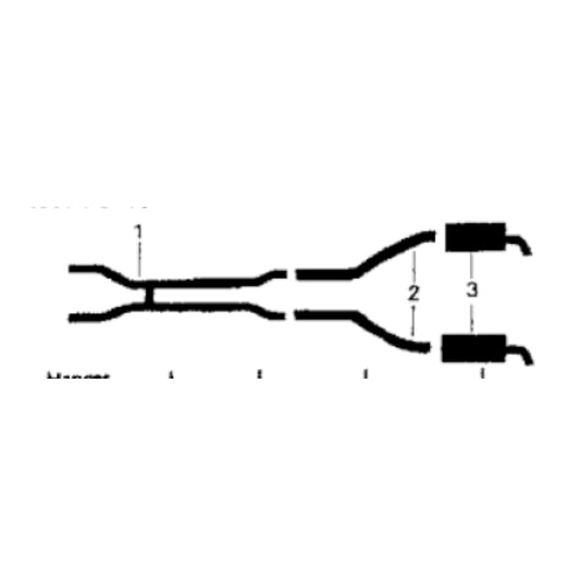 1961 Ford Thunderbird 8 Cyl Engine Dual Exhaust System