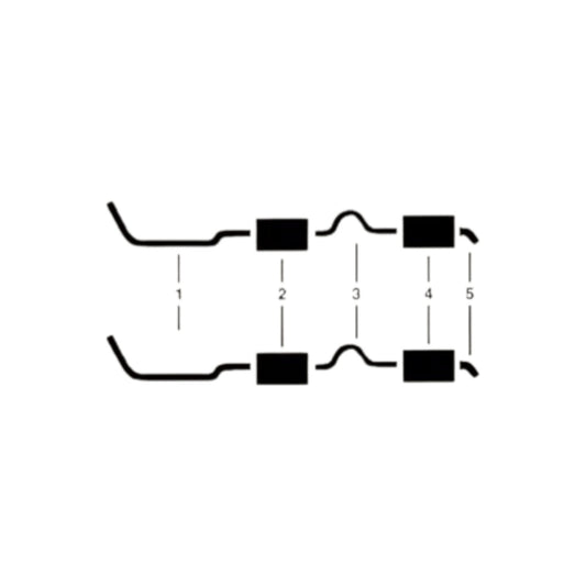 1974 Buick LeSabre 350 Engine Dual Exhaust System
