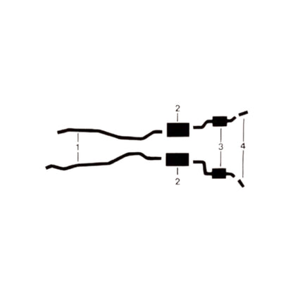 1970 Chevy Chevelle Malibu All Models 350 Engine Dual Exhaust System