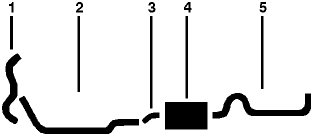 1981 Buick Lesabre, Electra Estate Wagon 8 Cyl 350N (5.7L) Engine Single Exhaust System diagram